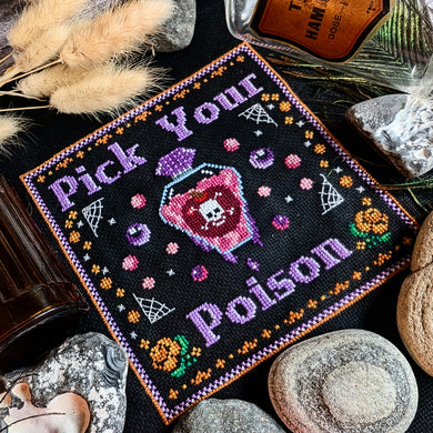 Pick Your Poison Cross Stitch Kit