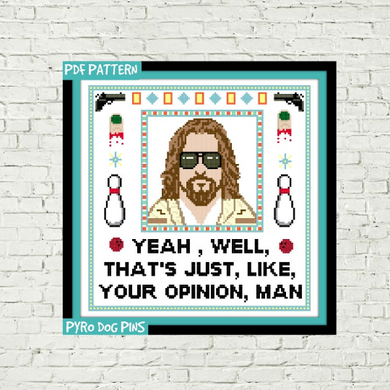 Dude Cross Stitch Digital Pattern