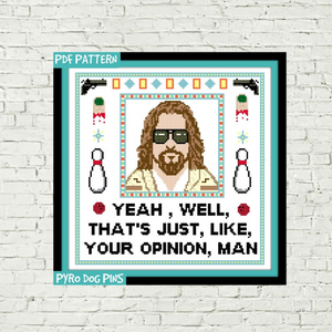Dude Cross Stitch Digital Pattern