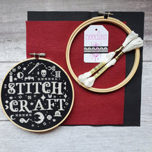 Coffin Break Cross Stitch Hoop Kit Six Inches