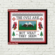 The Owls Are Not What They Seem Cross Stitch Digital Pattern